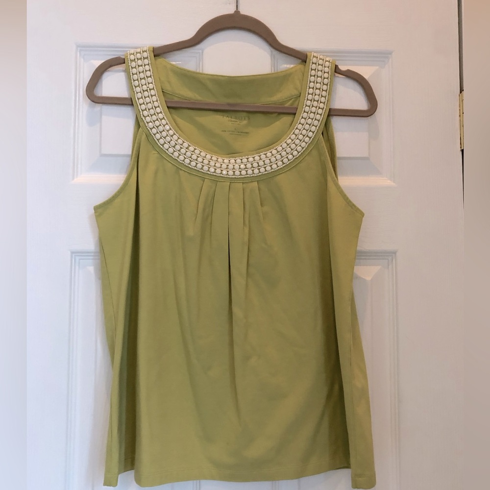 Talbots beaded top